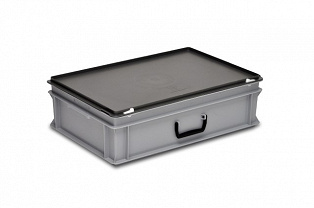 Plastic case 400x300x185 mm carry handle on one long side