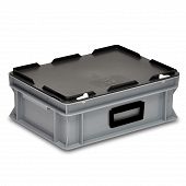 Plastic case 600x400x90 mm carry handle on one long side