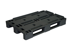 1200x800x150mm, 3 runners with safety edge