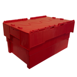 with clip on lids (pair), 600x400x317mm