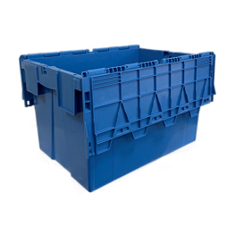 These nestable containers are ideal for saving space when empty.