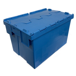 These nestable containers are ideal for saving space when empty.