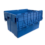 These nestable containers are ideal for saving space when empty.