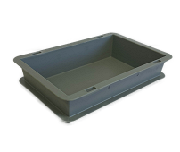 RAKO Stacking container, PP Silver Grey, 300x200x65mm