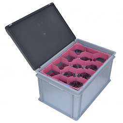 Glas Manager (Set), 11 compartments, packed in a cardboard box