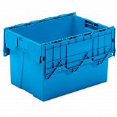Nestable container with hinged lid (ALC) 600x400x368 mm
