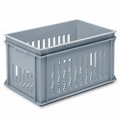 Stacking container RAKO, grated base