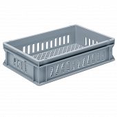 Stacking container RAKO, SGL grated base