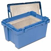Dispatch container POOLBOX with insulation insert