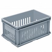 Stacking container RAKO, SGL grated base