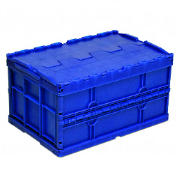 Foldable box, base with ribbing