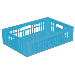 Bakery container / bread tray, grated base