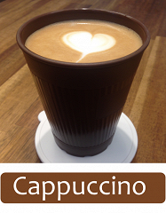 Cappuccino mit Bio-Vollmilch