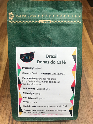 Brazil Donas do Café 250 g Kaffeebohnen
