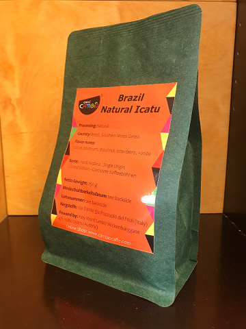 Brazil Icatu 250 g -  Geröstete Kaffeebohnen