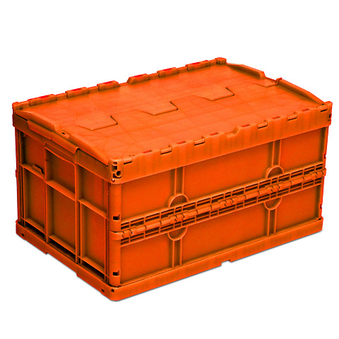 Faltbox mit Deckel 600x400x320 mm in rot