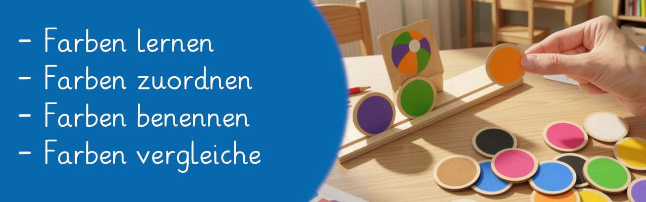 Farben lernen mit Montessori