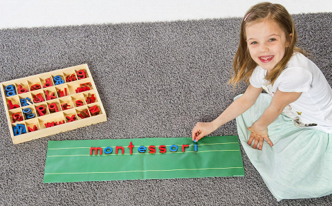 Montessori Alphabet beweglich Buchstaben schreiben lernen