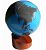 Montessori-Material Globus mit Sandpapieroberfläche zur Unterscheidung Land und Wasser