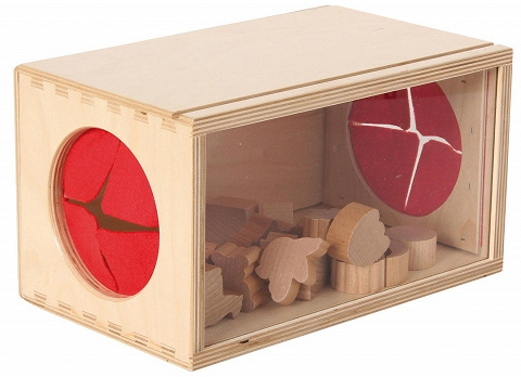 Montessori Fühlbox zur Förderung des Tastsinns