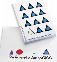 Montessori-Material Wortartensymbolo Abstraktes Nomen