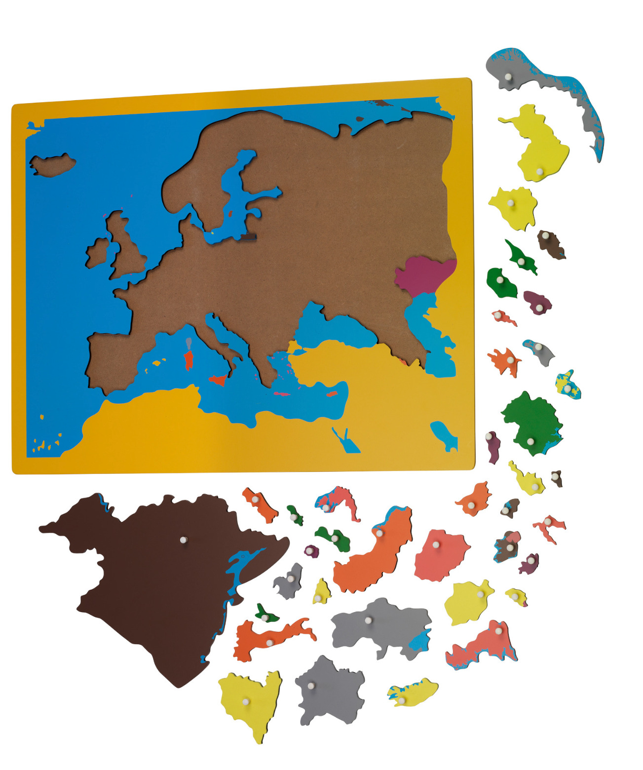 Montessori Europakarte großes Europapuzzle | Montessori-Shop.de