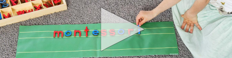 Montessori-Material zur Buchstabenkompetenz