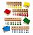 Montessori-Material Einsatzzylinder und farbige Zylinder
