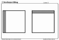Montessori Arbeitsblatt Linien sauber zeichnen