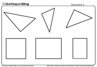 Geometrische Formen lernen Arbeitsblatt gratis PDF
