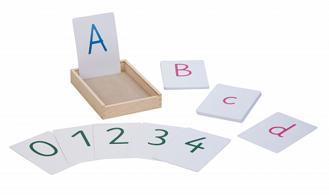 Montessori Aktionstablett Buchstaben Im Sand Montessori Shop de