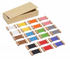 Montessori-Material Farbtäfelchen Kasten 2 