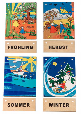 Montessori kalender für Kindergarten und Schule