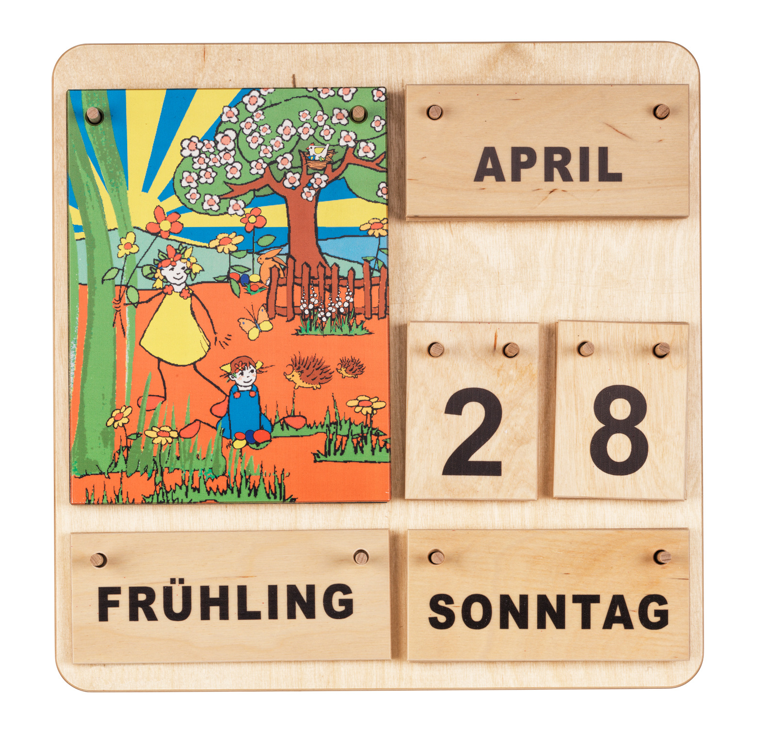 Lernkalender für Kinder als Dauerkalender  Montessori-Shop.de