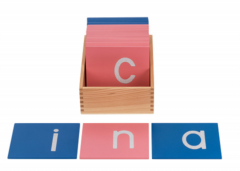 und Kleinbuchstaben ganz einfach lernen Montessori Sandpapierbuchstaben Groß 