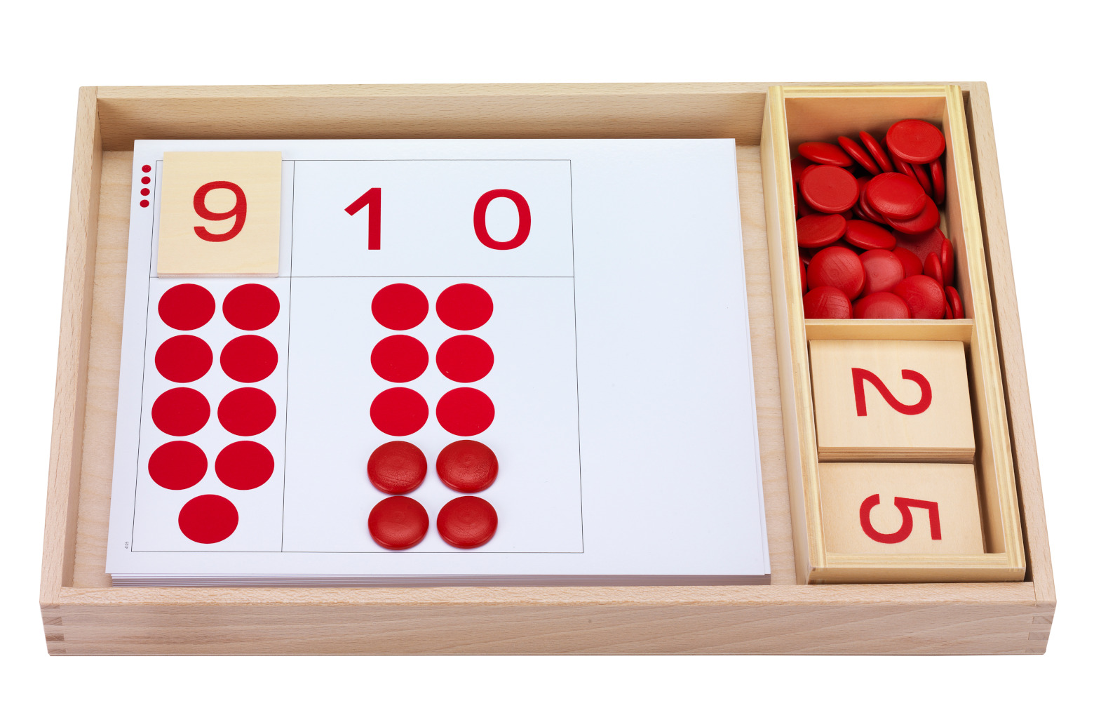Montessori Aktionstablett Zahlenwerkstatt | Montessori-Shop.de