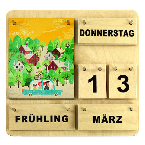 Montessori Dauerkalender für Kinder