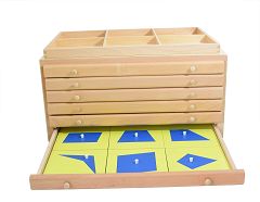 Montessori-Material Geometrische Kommode