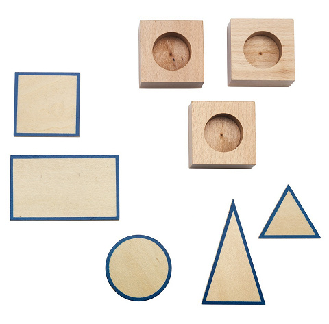 Geometrische Flächen Montessori