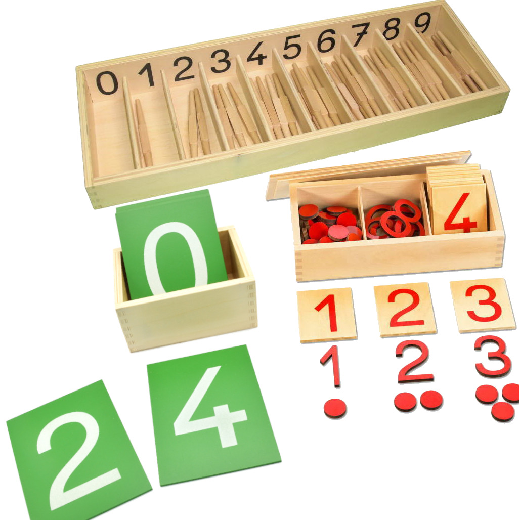 Zahlenverständnis bis 10 lernen m. Montessori | Montessori-Shop.de