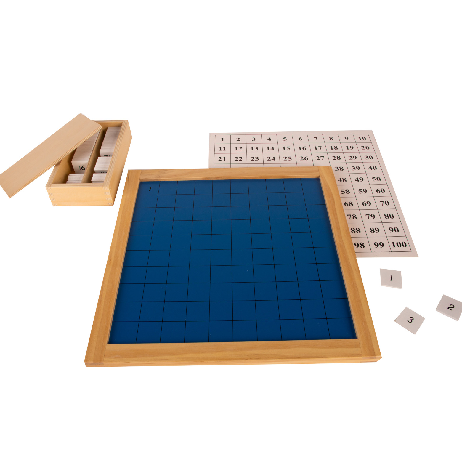 Betzold Kontrollkarte Für Hunderterbrett - Montessori Lernhilfe Für Kinder Ab 6 Jahren