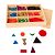 Montessori-Material Wortartensymbole aus Holz zur Wortartenbestimmung