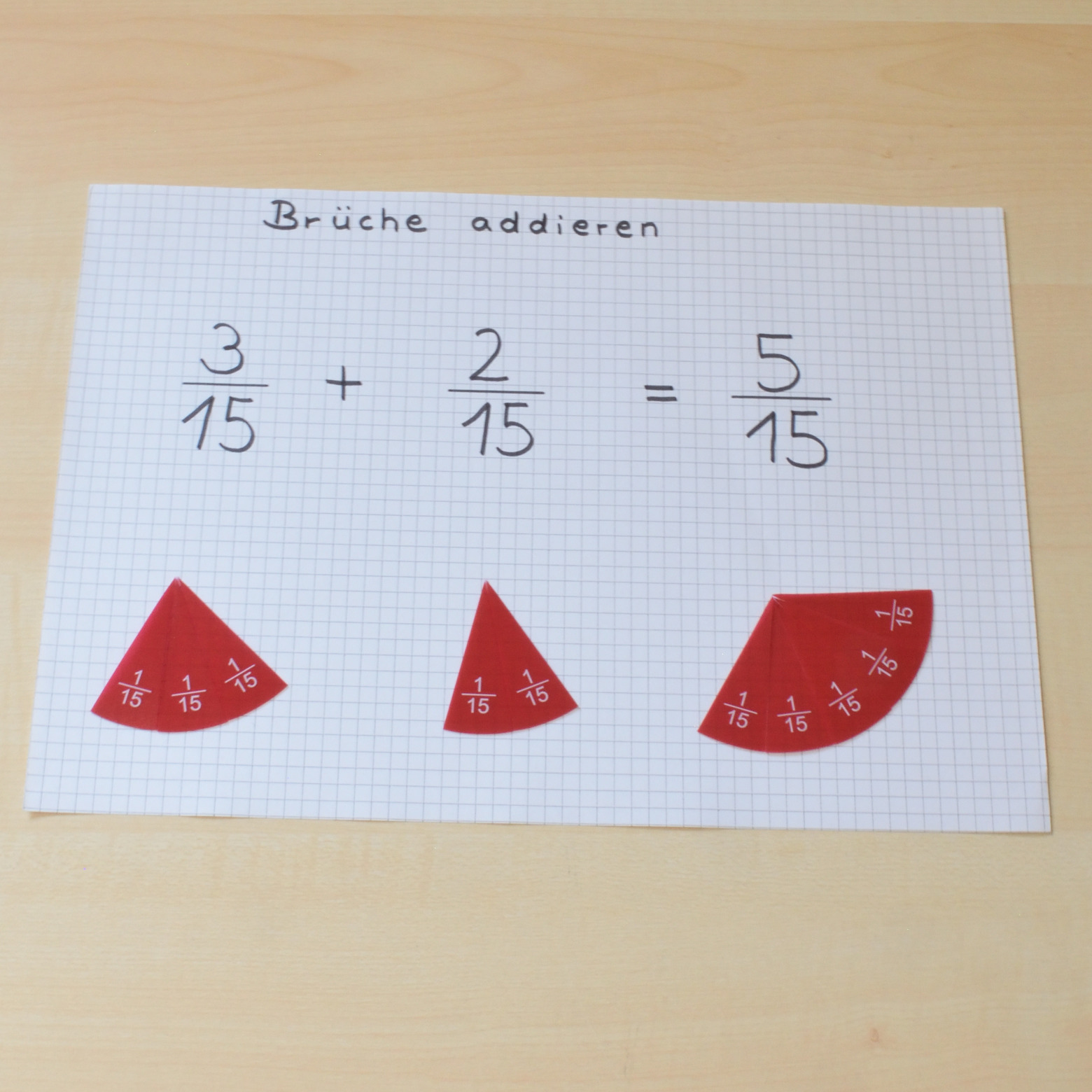 Montessori Bruchrechenkreise, Bruchrechnen verstehen | Montessori-Shop.de