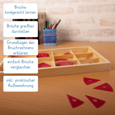 Bruchrechnen mit Montessori lernen