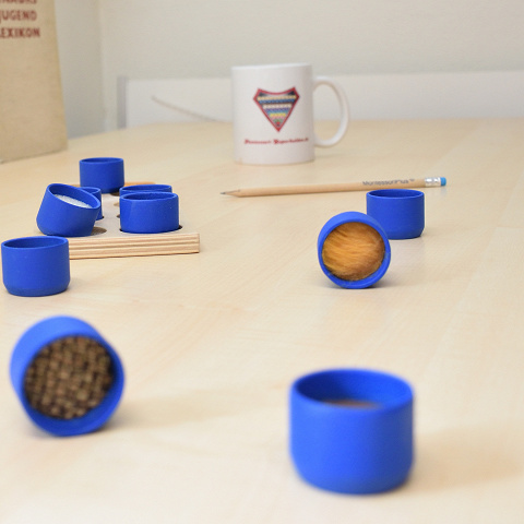 Tast Memo zur Förderung der Sensorik mit Montessori.
