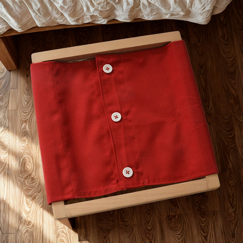 Übungsrahmen mit Knöpfen.