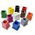 Montessori-Material Stifthaler in verschiedenen Farben