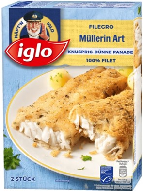 Iglo Fisch Filegro Mullerin Art 250g Behrens Service Ug Haftungsbeschrankt