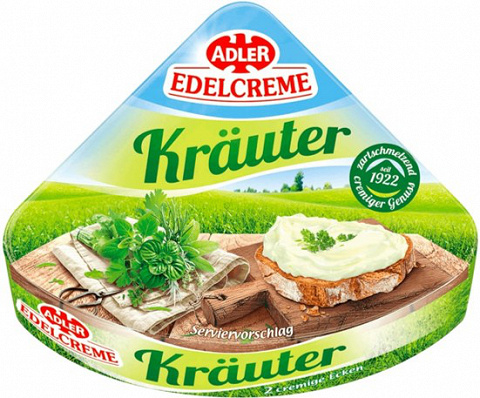 Adler Edelcreme Schmelzkäse Kräuter 100g | Behrens Service ...