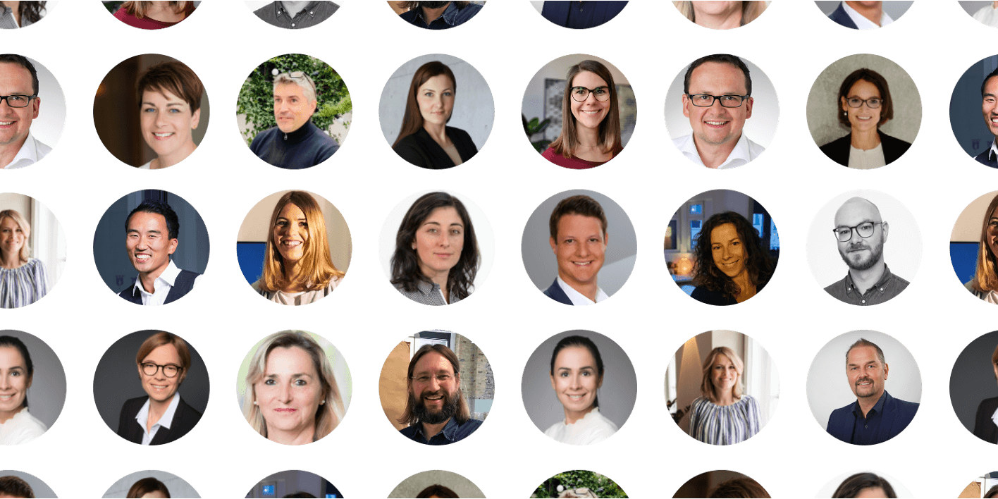 Porträts von Absolventinnen und Absolventen der HR Akademie München